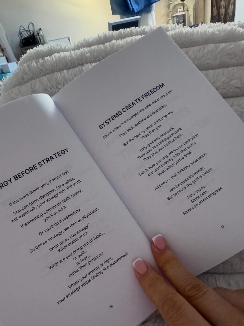 The Reset Journal daily structure page